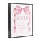 Stupell Industries Loved More Sentiment Pink Ribbon Framed Giclee, design by Cindy Jacobs